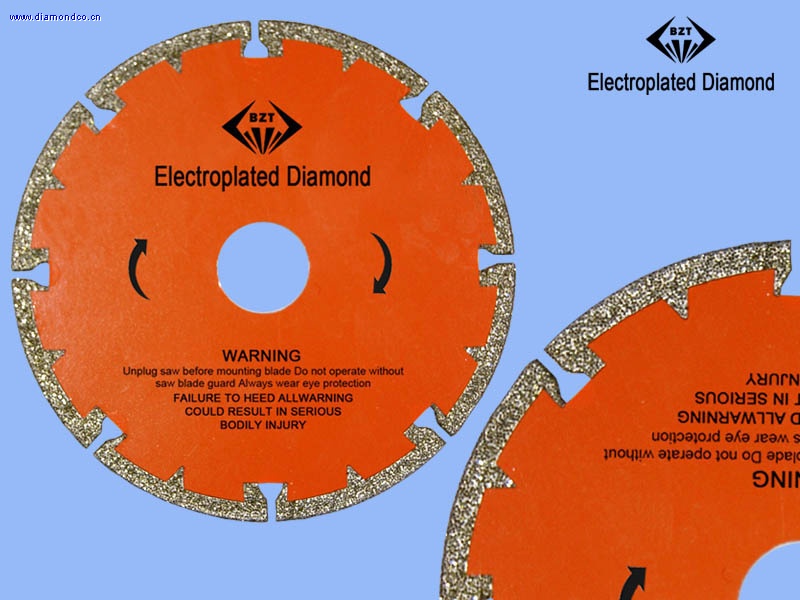Electroplated Diamond Cutting Blade