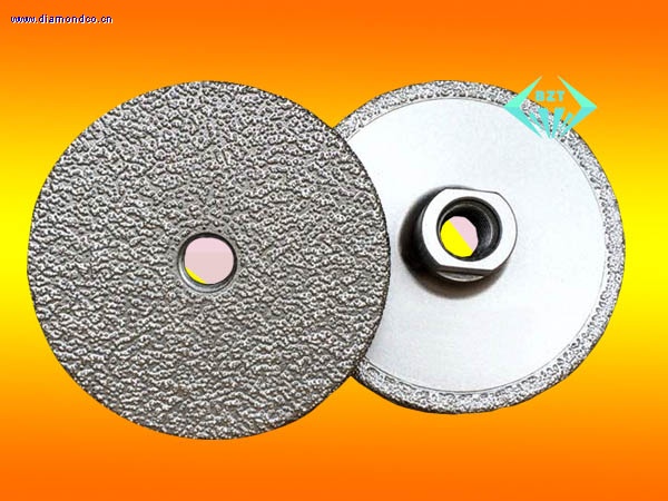 Brazed diamond grinding and cutting blade