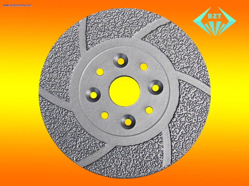 Brazed diamond grinding and cutting blade