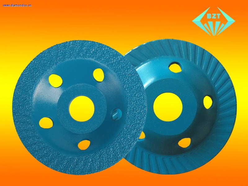 Brazed diamond grinding disc