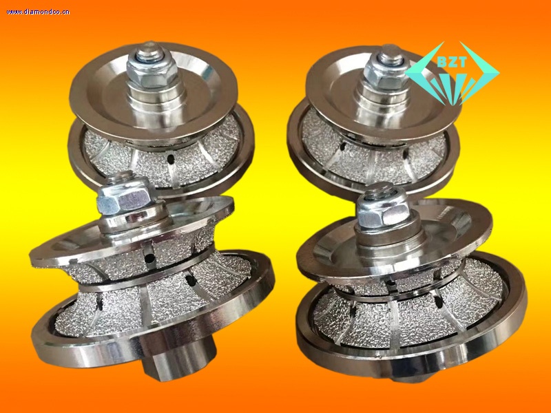 Brazed Diamond Hand Profiling Wheel-V