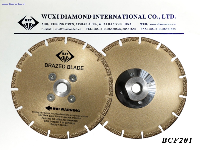 Brazed Cutting Blade-Sand Ring