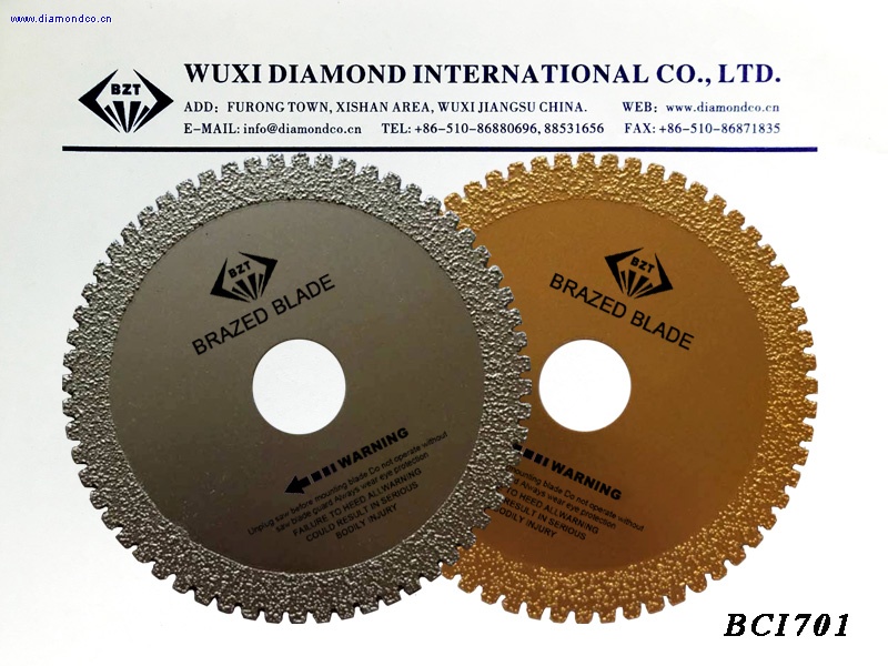 diamond cutting blade - Serration ring