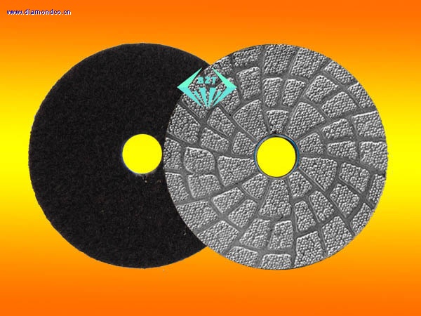 brazed diamond polishing pad