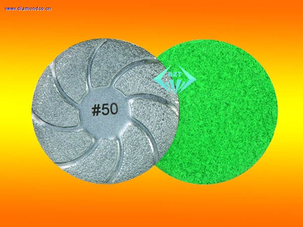 brazed diamond polishing pad