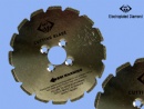 Electroplated diamond circular saw