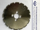 Electroplated diamond circular saw