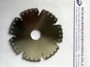 Electroplated diamond circular saw