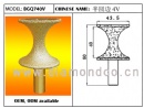 Diamond Router bits--4V Semicircle